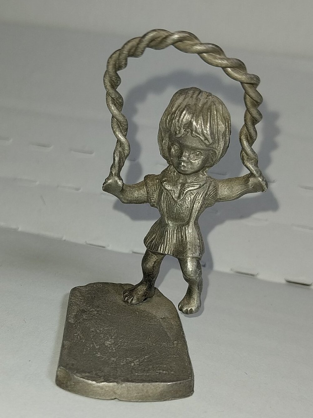 1977 Pewter Girl Jump Roping